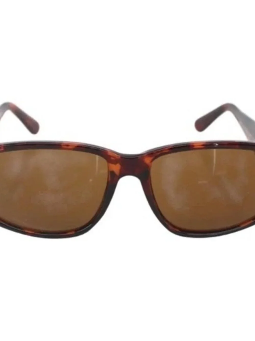 CHANEL Sunglasses plastic Brown CC Auth 159076